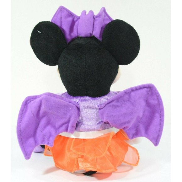 Just Play Disney Minnie Mouse Halloween Vampire Bat 11” Musical Toy & Moves Head - Picture 7 of 9
